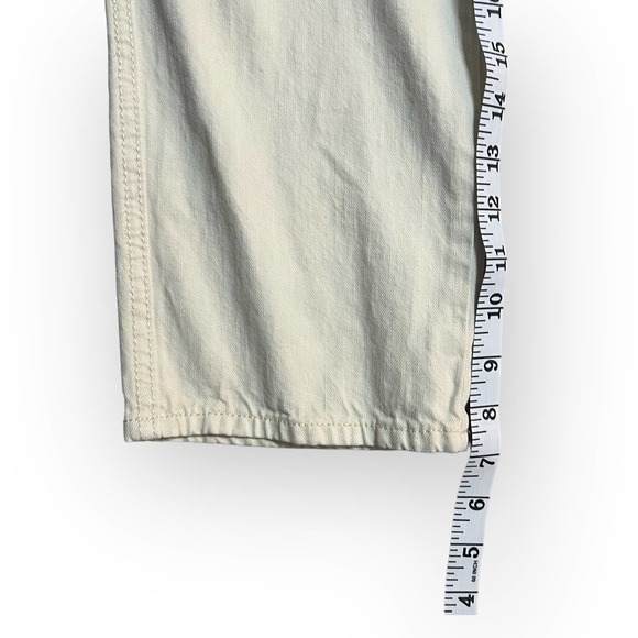 Old Navy Maternity Overalls Straight Leg Solid Cream Size 8R - Picture 12 of 12